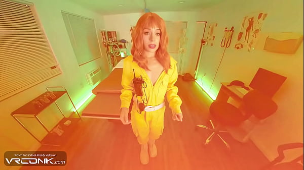 Image VR Conk: Redhead April O'Neil Gives Deep Reverse Blowjob And Rides Leo's Huge Dick In TMNT Cosplay Parody pt.3