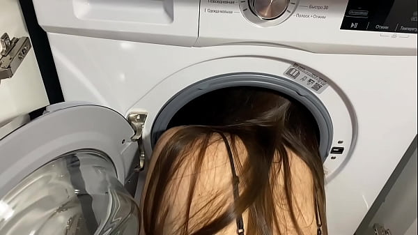 Image Stepsister got stuck in the washing machine again.