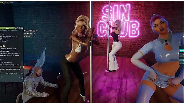 Image Sexi Nightwiush baby and Milena dancing and kisses