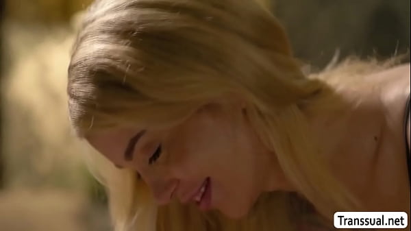 Image Lucky dude eat and fucks big tits TS tight asshole