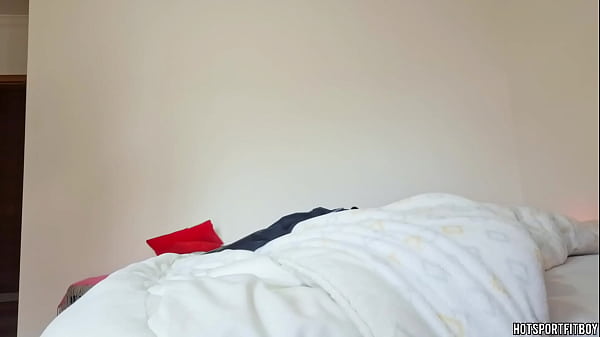Image I Found My Friend's Muscle Massager and Couldn't Resist Using It on My Huge Dick &ndash_ Intense Orgasm on His Bed