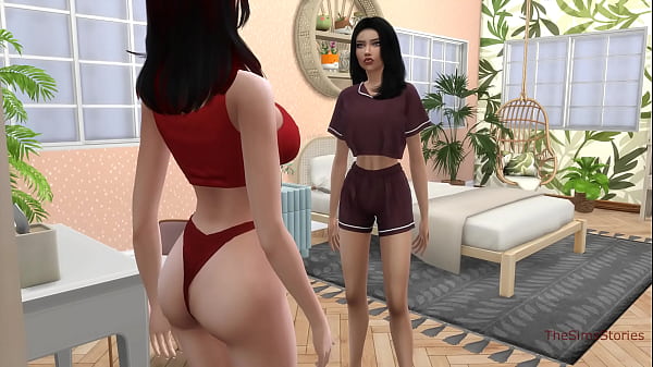 Image Lesbian stepsisters have sex for the first time