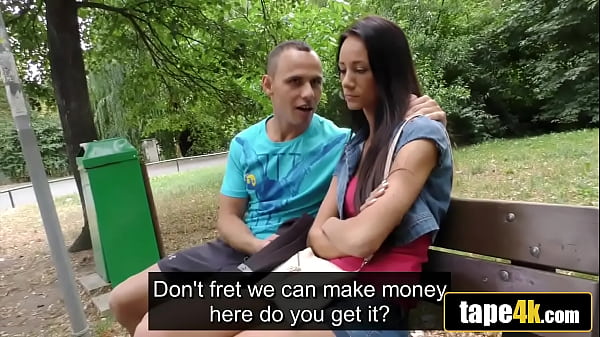 Image Hot Brunette Girlfriend Becomes Slut for Some Cash with Asshole Boyfriend Watches