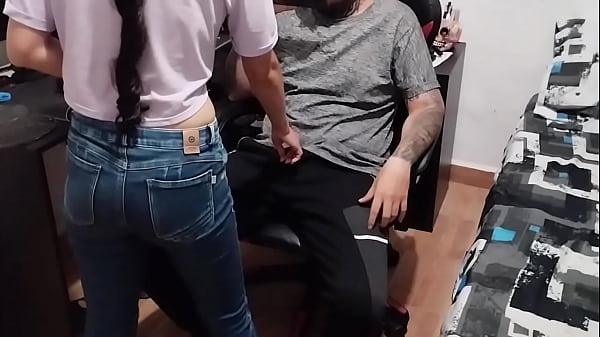 Image follada casera a mi hermanastra mientras est&aacute_bamos solos en casa