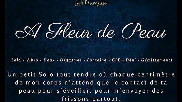 Image A fleur de peau - French dirty talk solo female