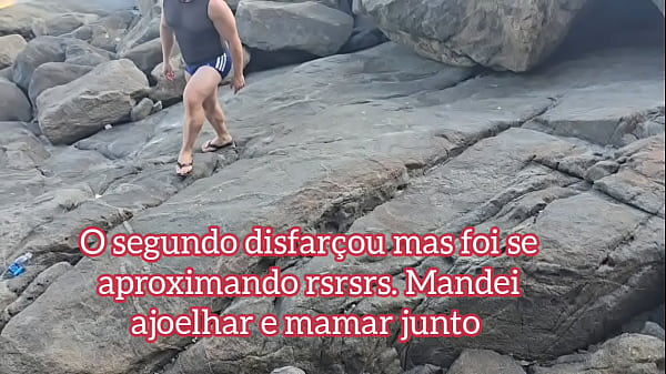 Image Fui mijar nas pedras da praia e acabei comendo o rabo de dois putos, um preto e um branco, que se abriram gostoso pra eu macetar e botar leite. Quem quiser ver completo, corre no Xvideos Premium