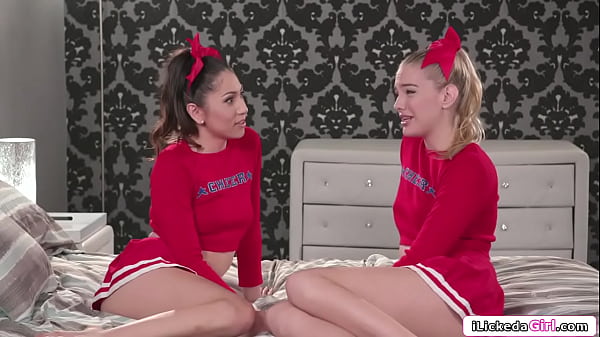 Image Blonde lesbian joined cheersquad to fuck hot team captain