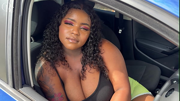 Image Big Ass Ebony Gets Fucked Through a Hole in Her Tight Shorts on Her Way to the Car Wash