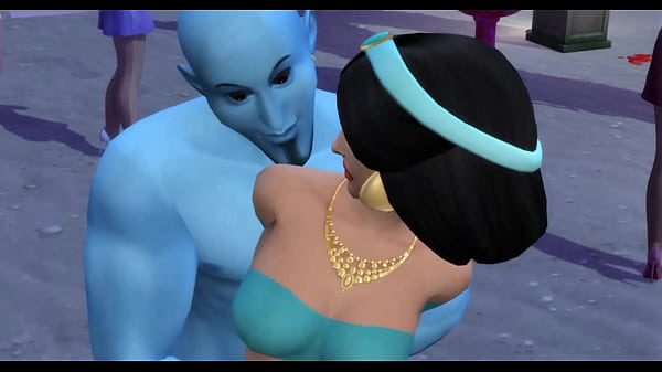 Image Princess Jasmine banged by Genie