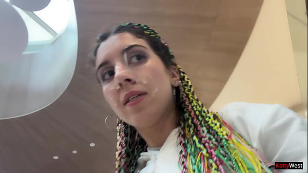 Image Crazy Cumwalk in Public Shopping Mall Blowjob in Public Toilet