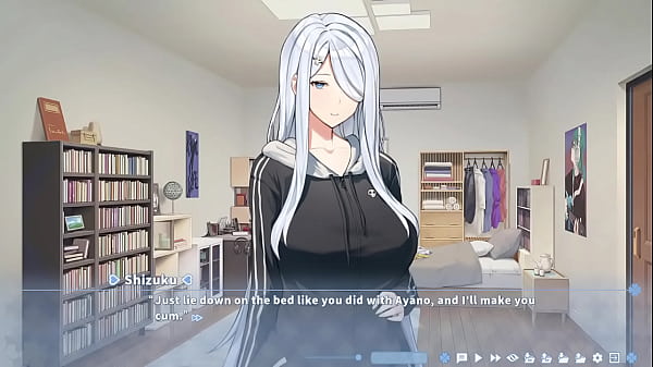 Image Shizuku blackmails me to giving me a footjob - Summer Clover #3 (Hentai Game)