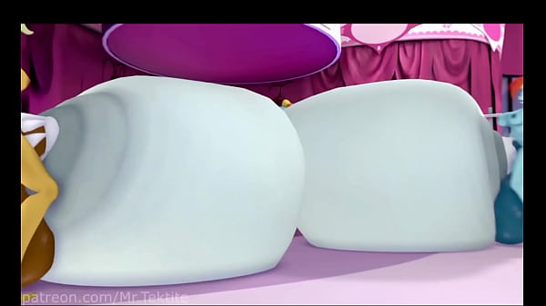 Image 3D MLP threesome Nipple Fuck Huge Boobs Breast Expansion w/ Sound added