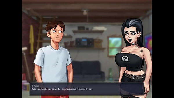 Image Summertime Saga ep 87 - Plano pra Fazer a Peituda Odette pegar a Ruivinha Gracce