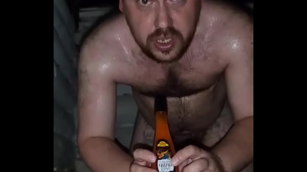 Image Seven HOT SAUCES for my huge ass! I'm testing my anal for strength! A gay man from Russia poured chili sauce in his ass!