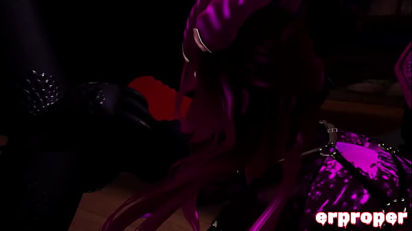 Image Vrchat a deamon, a robot , and a dragon have hot 3way