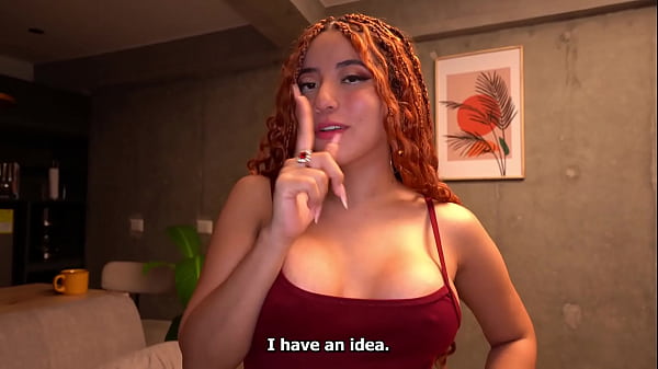 Image Housewife Celeste Alba seduces a public worker with her big boobs - unexpected ending