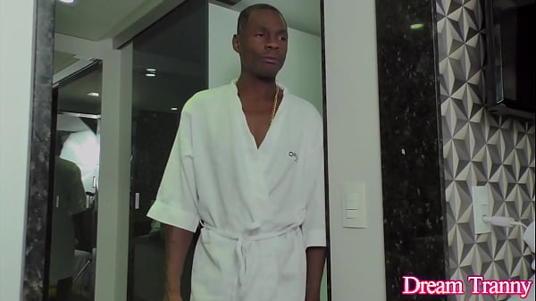 Image Black Guy Gives Head to Tgirl Marcela Lima Before Pounding Her Ass