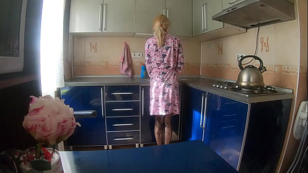 Image hot housewife fucked in the kitchen doggy style
