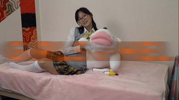 Image Horny Japanese student can't stop masturbating