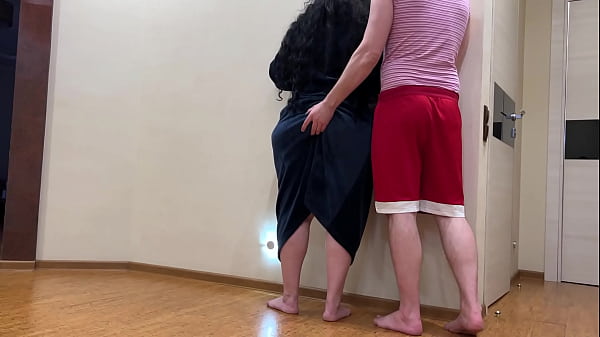 Image An old woman with curvy forms is shy when she asks for sex