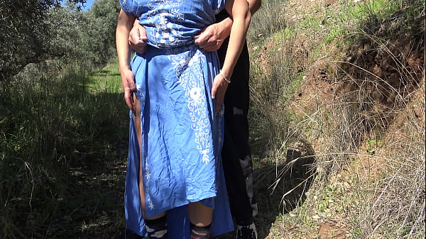Image algerian hot wife lets horny stepson fuck her hairy pussy outdoor
