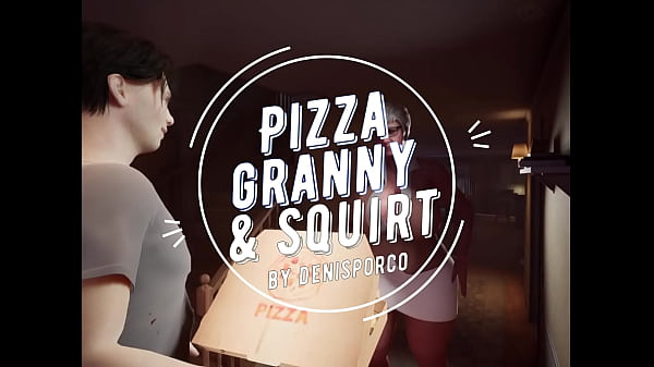 Image Granny,Pizza & squirting