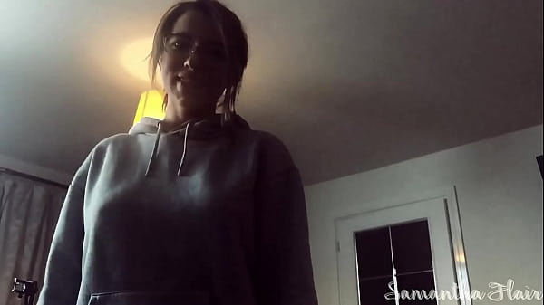 Image Samantha Flair watches her stepdad get sucked off and then takes her turn