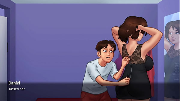 Image Summertime Saga - Milf Stepmom gets a sexy massage- Part 1