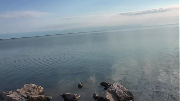 Image blowjob in public on the beach, friend's wife cheating