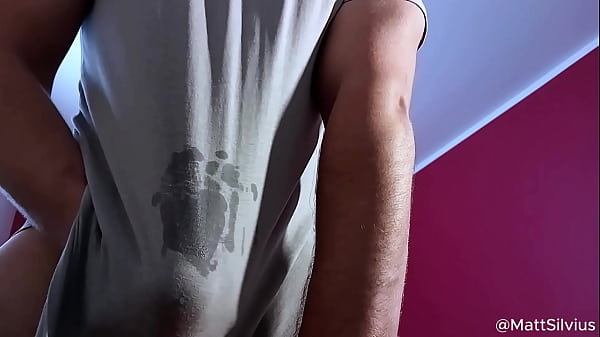 Image Boy Cums through his Shirt after edging his Wet Dick *Wet Sounds, Whimpering*