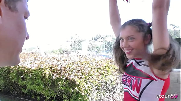 Image Petite Cheerleader Teen Elena Koshka tricked her older Coach to Fuck when home alone