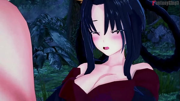 Image Akeno Blindfolded BJ kuroka change | HSDXD NTR madness E9 | Full Movie on Sheer & PTRN: Fantasyking3