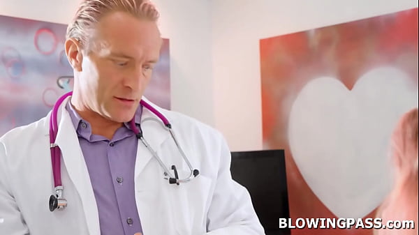 Image Teen babe deepthroating doctors big cock