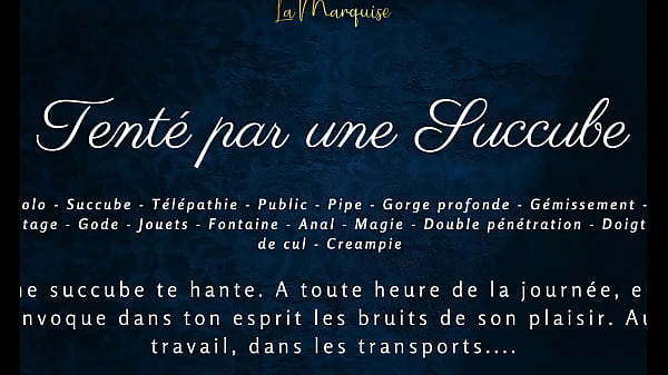 Image Tent&eacute_ par une succube - French dirty talk public succubus anal