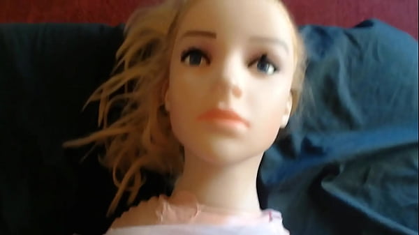 Image Mature, small uncut cock & small balls fucking a Sex Doll