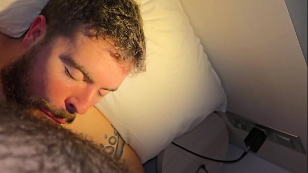 Image Sucking a married straight bear's cock