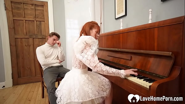 Image Redhead Pianist Goes Nuts for My Hard Dick After Practice