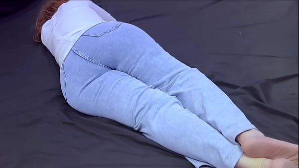 Image Stepmom forgot to take off her jeans and stepson helped her