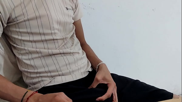 Image young amateur masturbates his cock
