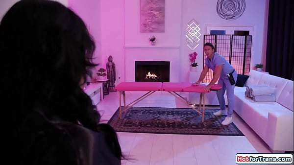 Image Latina shemale Avery Lust enjoys birthday massage and more