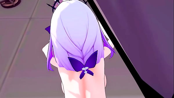 Image Castorice eats hot cum in the kitchen - honkai star rail hentai - anime sex 3d