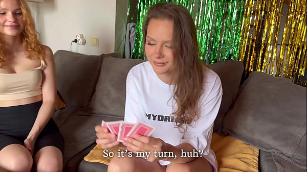 Image POV: Stepsister&rsquo_s friend lost her mouth in cards.