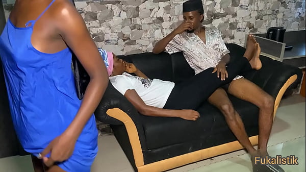 Image Skinny Ebony housemaid fucks madams bbc husband