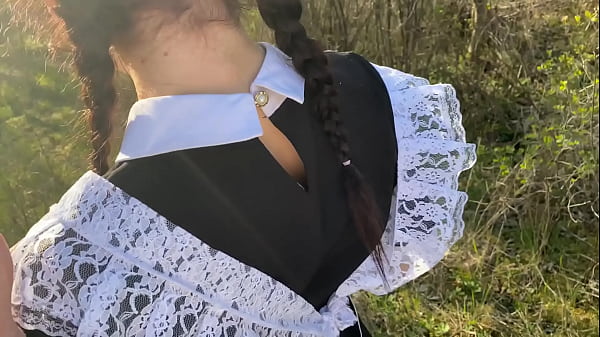 Image fucking a skinny hottie in the bushes