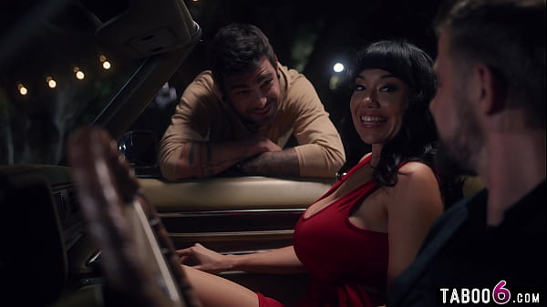 Image Huge boobs latina wife kinky public sex with husband and stranger