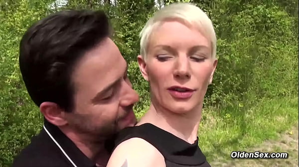 Image Hot French MILF enjoys anal and face fuck by a big dick