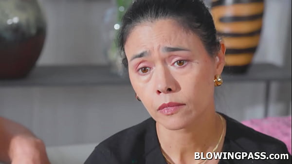 Image Stepmom sucks stepson when stressed out