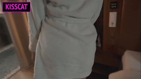 Image Birthday Gift for Cuck Husband: Hot Wifey Fucks Handyman in Hotel in Front Hubby Holds Hand and Hair