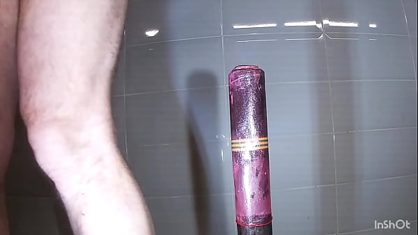 Image Gidtubec hairy ass anal riding a steel pipe