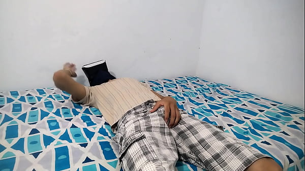 Image Watching porn with VR glasses - pleasurable masturbation